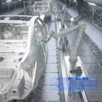 Robot collaboratif CGXi-X6 Extreme Temp, charge utile de 6 kg, portée de 924 mm, -30~80°C, IP68, 6 axes, acier inoxydable, environnement hostile, moteur PLC