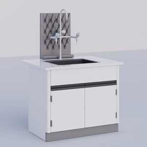 Table de <span class=keywords><strong>laboratoire</strong></span> anti-corrosion pour laboratoires chimiques et hôpitaux, table en PP résistante aux acides forts, îlot de travail en PP - Product Image 4
