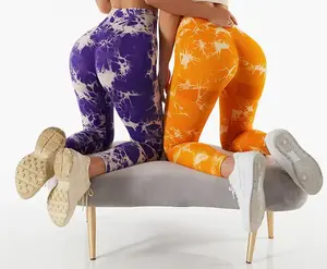 2024 nuevos leggins Tye Dye Ropa deportiva Mujer tendencia leggins tie Dye leggings estampados para mujeres tie Dye pantalones de yoga