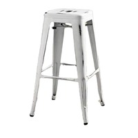 Vente directe d'usine SHENGTAI, tabourets de bar à domicile en métal solide sans dossier, couleur personnalisée, durables, usage commercial