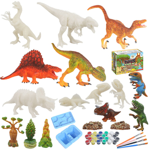 Kit didattico per bambini da colorare per bambini 3d Set di pittura di dinosauri giocattolo da colorare <span class=keywords><strong>disegno</strong></span> di pittura di arte artigianale modello di <span class=keywords><strong>dinosauro</strong></span> - Product Image 1
