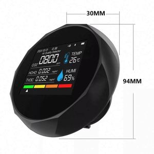 Monitor de Qualidade do Ar Portátil Multi-Gás Tuya Wifi, Medidor de Fumaça e <span class=keywords><strong>CO2</strong></span> para Ambientes Internos e Salas de Cultivo - Product Image 3