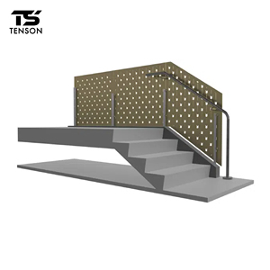 Scala Premium con pannelli in acciaio inossidabile tagliati al <span class=keywords><strong>Laser</strong></span>: <span class=keywords><strong>taglio</strong></span> di precisione, <span class=keywords><strong>ringhiere</strong></span> eleganti - Product Image 1