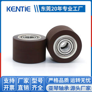 Poulies plates à double roulement 686RS à haute capacité de charge, revêtues de caoutchouc, résistantes à l'usure et silencieuses, vente en gros d'usine (6*22*15mm) - Product Image 5