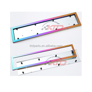 กรอบป้าย<span class=keywords><strong>ทะเบียน</strong></span>รถยนต์มาตรฐานยุโรปแบบโลหะ ktd ที่ยึดป้าย<span class=keywords><strong>ทะเบียน</strong></span>รถจักรยานยนต์ - Product Image 1