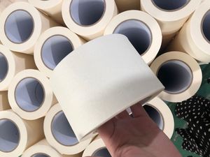 Cinta de papel <span class=keywords><strong>Creper</strong></span> Cinta de fabricación blanca de alta temperatura para impresión de automóviles - Product Image 4
