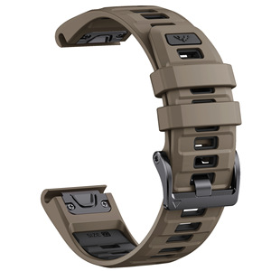 <span class=keywords><strong>Bracelet</strong></span> de <span class=keywords><strong>montre</strong></span> en silicone à double couleur 22 mm 26 mm à ajustement rapide pour <span class=keywords><strong>Garmin</strong></span> Fenix8 /7X/Forerunner 965/Instinct 2X Sport - Product Image 2