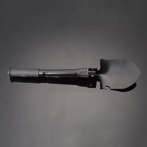 Pala Plegable Multifuncional para Camping, Herramienta de Supervivencia de Acero Resistente con Borde Dentado para Actividades de Caza al Aire Libre - Product Image 4