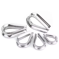 Kit complet de cerclages en câble métallique avec embouts et poulies, manchon de sertissage en aluminium avec boucle en acier pour bricolage et réparation