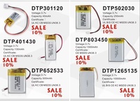Batterie Li-polymère OEM 3,7 V 1350 mAh 1450 mAh 1500 mAh 1600 mAh 5,55 Wh 5,92 Wh à décharge rapide avec PCB/BMS et connecteur pour stylos de lecture