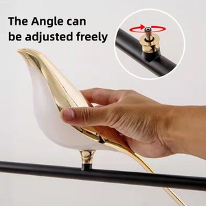 JYLIGHTING, lámpara de pared <span class=keywords><strong>LED</strong></span> nórdica moderna para pájaros, luz de Metal decorativa Simple <span class=keywords><strong>con</strong></span> ángulo de haz ajustable, hogar, comedor, cocina - Product Image 4