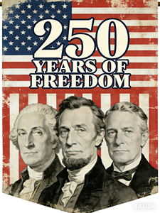 250th USA 花园旗帜 12x18 英寸，粗麻布双面爱国旗帜，适合 7 月 4 日户外使用 - Product Image 3