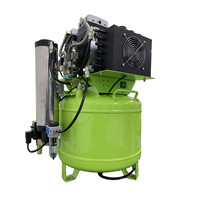 Compresseur d'air Portable silencieux sans huile, 1600W, 2hp, 8 bars, 60l, AC, dentaire