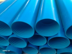 大径110mm 9インチ<span class=keywords><strong>PVC</strong></span>ボアホールウェルケーシングパイプグレーホワイトブルーカラーDinスタンダード丸パイプ - Product Image 5