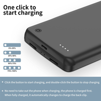 Étui de téléphone portable avec écran LED de haute qualité, chargeur de batterie externe haute capacité 10000 mAh pour Google 6/6pro/7/8pro