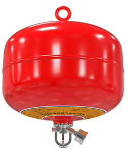 Extincteur portable Red Steel FM200 à gaz propre, classe A B E, protection pour batteries lithium-ion - Product Image 1