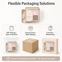 DOPI Nouvelle Arrivée Palette de Contouring Visage 4-en-1 : Highlighter, Blush, Poudre Mate – Cosmétiques Personnalisés OEM ODM, Marque Privée, Vente en Gros