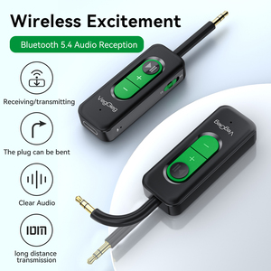 Adaptateur <span class=keywords><strong>Audio</strong></span> Sans Fil 2-en-1 VegGieg en Gros, Émetteur-Récepteur Bluetooth Jack 3,5 mm Aux, Modes TX RX, Plug and Play - Product Image 5