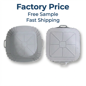 Revestimiento de Silicona Reutilizable de Grado Alimenticio para Freidora de Aire, Resistente al Calor, Libre de BPA, Cesta Cuadrada para Freidoras de Aire de 5-8QT, Accesorios para Horno - Product Image 1