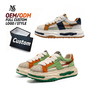 2025รองเท้าแฟชั่นบอร์ดคู่, รองเท้ากีฬาลำลองน้ำหนักเบาเทรนด์หรูหราพื้นรองเท้าหนา - Product Image 1