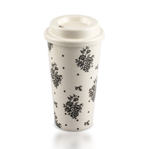 Vasos de Café de Plástico Personalizados al por Mayor con Tapa y Pajita, Tazas y Platillos de Té Económicos - Product Image 3