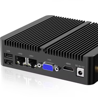 Mini PC Industrial Intel N5095 N2840 J1900, Doble Ethernet, Doble Puerto Serie, Bajo Consumo, DDR3, SSD, Windows 10, Computadora de Escritorio