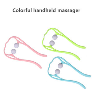 Masajeador de Cuello Portátil con Rodillo de Doble Presión, Masajeador Manual en Forma de U para Terapia de Manos, Masaje Personal para el Hogar - Product Image 2