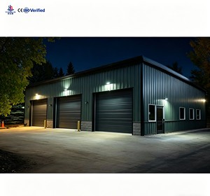 Factory Direct Custom Size Residential Steel Garage, <b>UV</b> & Snow Resistant Multi-Bay Backyard Workshop Storage Barn - Product Image 3