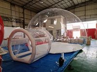 Domo de Cristal Transparente para Exteriores de 3m/4m de Diámetro, Carpa Inflable Tipo Burbuja, Habitación de Globos en Venta