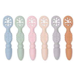 Juego de Cucharas de Cerámica Libres de BPA con Punta de Silicona Suave para Bebés y Niños, Utensilios de Comedor, Vajilla Infantil de Diseño Infantil - Product Image 1