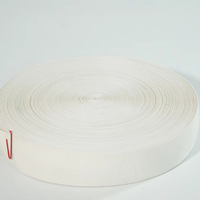 Bande élastique en polyester/nylon Aoya à protection antibactérienne pour accessoires vestimentaires - Blanc, confortable, vente directe d'usine