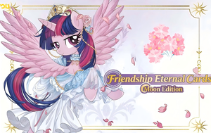 การ์ด <span class=keywords><strong>My</strong></span> Little Pony TCG ฉบับภาษาอังกฤษขายส่ง รุ่น Friendship Eternal Cards Moon Edition-004 SEA ของขวัญสำหรับเด็ก กล่องปริศนา - Product Image 4