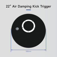 Kit de déclenchement externe pour grosse caisse 22 pouces UNLOCK, 3 toms RT-30, 1 caisse claire, peau de batterie maillée 22 pouces, compatible avec les modules sonores Roland et Yamaha
