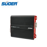 Amplificateur de voiture Suoer BP-2000 Monoblock 6000W Classe D, 2000 Watts RMS avec séparateurs de fréquences et égaliseurs à 1 canal