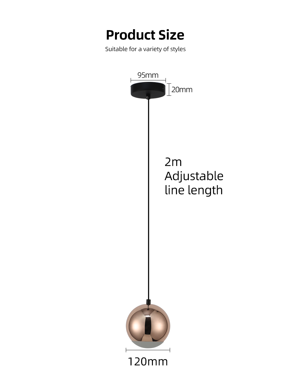 High Quality Modern Home Decoration Hanging Light Aluminum Pendant Light For Restaurant