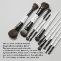 YM ensemble de pinceaux de maquillage professionnel logo personnalisé pour fond de teint fard à paupières ensemble de pinceaux de maquillage en gros avec sac de pinceaux de maquillage