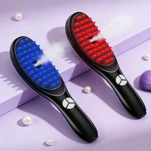 แปรงนวดหนังศีรษะแบบ Ergonomic ขนาดกะทัดรัด หัวแปรงถอดออกได้ ทำความสะอาดง่าย จากโรงงาน 0728 - Product Image 3