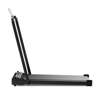 Tapis de marche électrique réglable à double face; Écran LED pour tapis roulant domestique Moteur 0.85HP Capacité de poids de 220 lb; Sous-bureau portable