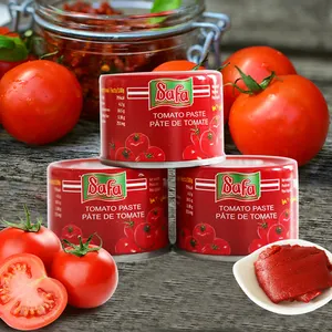 多用途70g缶詰トマトペーストは、丈夫な味で料理を高めます
