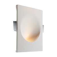 Applique murale moderne simple intégrée sans cadre en plâtre pour salon allée couloir escalier coin LED 3W puissance