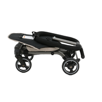 Poussette multifonctionnelle de systèmes de voyage pliables compacts légers d'alliage d'aluminium de bébé