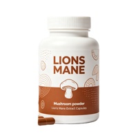 Cordyceps Reishi Maitake Shiitake Kapseln Löwenmähnen-Pilz-Komplex Kapseln zur Unterstützung der Kognitiven Funktion und des Immunsystems sowie der Gehirngesundheit