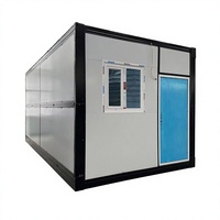 Maison modulaire préfabriquée pliable en Z et en X, conteneur de 20 pieds, mobile et portable pour l'extérieur