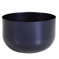 Cup-in-Cup Maßgefertigte Weiße Aluminium 22oz 600ml Glänzend Gebürstete Luxus-Kerzenhalter Schale mit Individuellem Logo Siebdruck