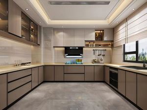 Diseño de Gabinetes de Cocina Modulares de Alta Gama de Fábrica con Materiales Ecológicos, Diferentes Estilos de Decoración Combinados con Isla de Cocina - Product Image 3