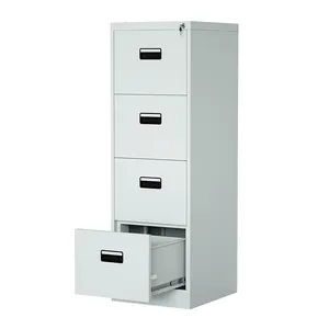 Wholesale 4 Drawer Cabinet Metal Vertical Office Filling Cabinet Steel storage cabinet with low price