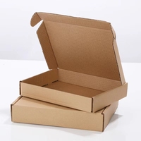 Boîte d'expédition en carton ondulé personnalisée, emballage en kraft recyclé avec logo, carton d'expédition pour les petites entreprises