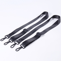 Correas de Hombro Ajustables de Nailon Negro de Alta Calidad para Mochila, con Impresión en Serigrafía
