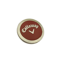 Personalizado de alta calidad magnético sombrero Pin Clip esmalte suave Metal Golf pelota marcador Logo diseño personalizable gorra magnética marcador de bola