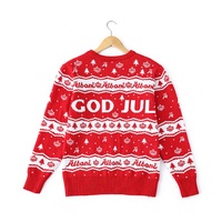 Pull d'hiver vintage personnalisé avec logo Noël 2025 pour femme, broderie amusante et mignonne d'arbre de Noël, grande taille, vente en gros